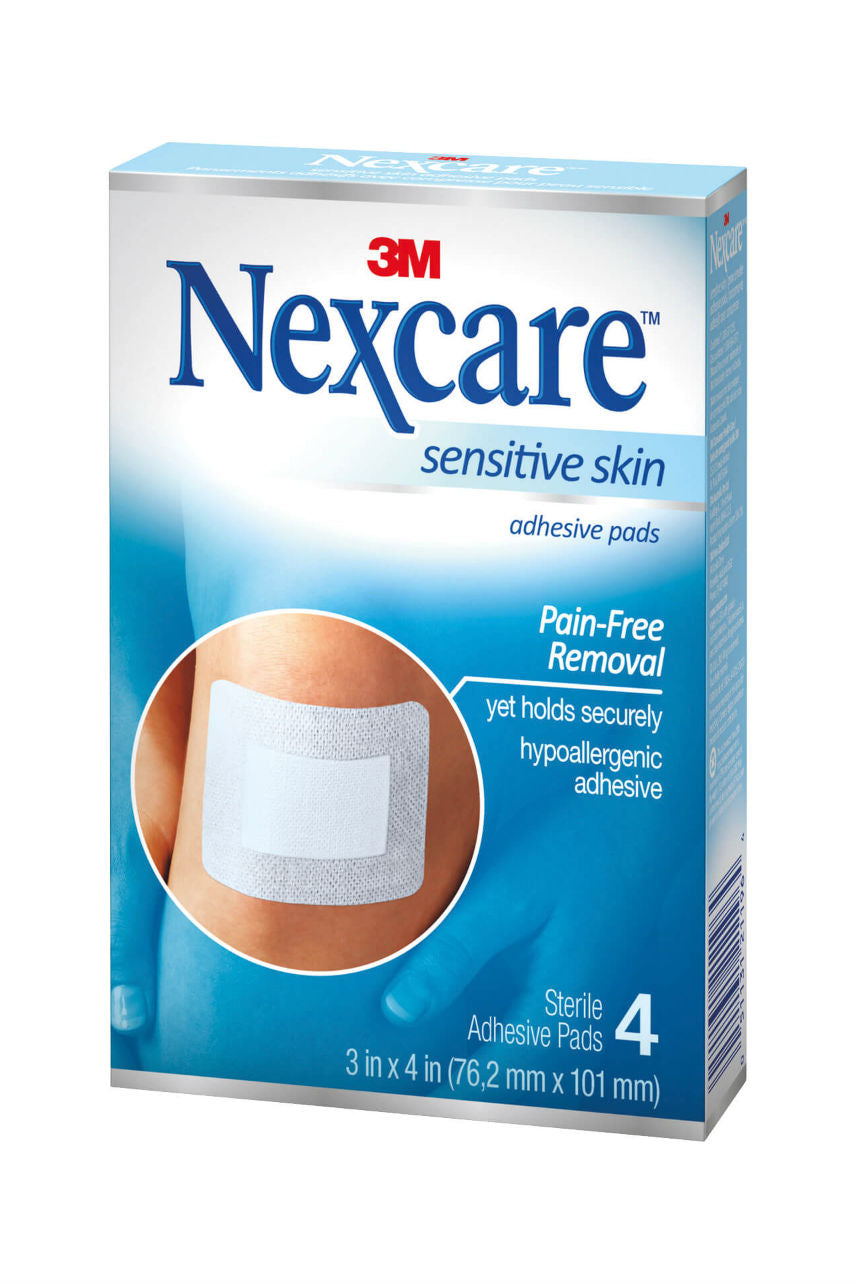Nexcare Sensitive Skin Adhesive Pads 4 - Life Pharmacy St Lukes