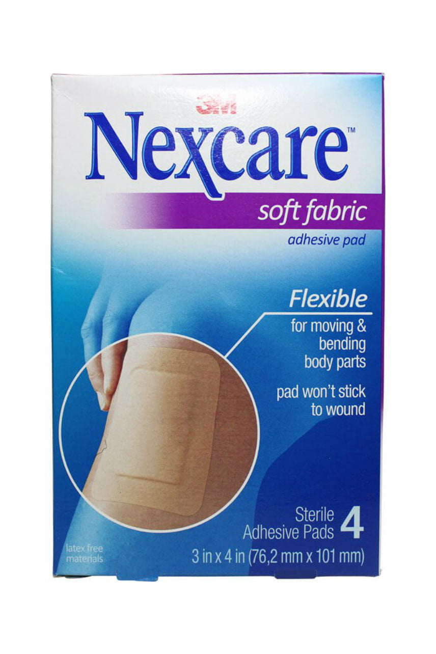 Nexcare Soft Fabric Adhesive Gauze Pad 4 - Life Pharmacy St Lukes