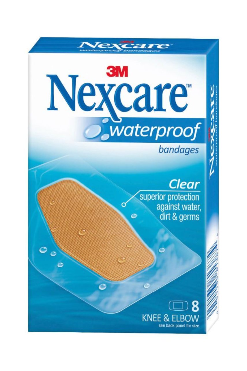 Nexcare Waterproof Bandage Knee/Elbow 8 - Life Pharmacy St Lukes