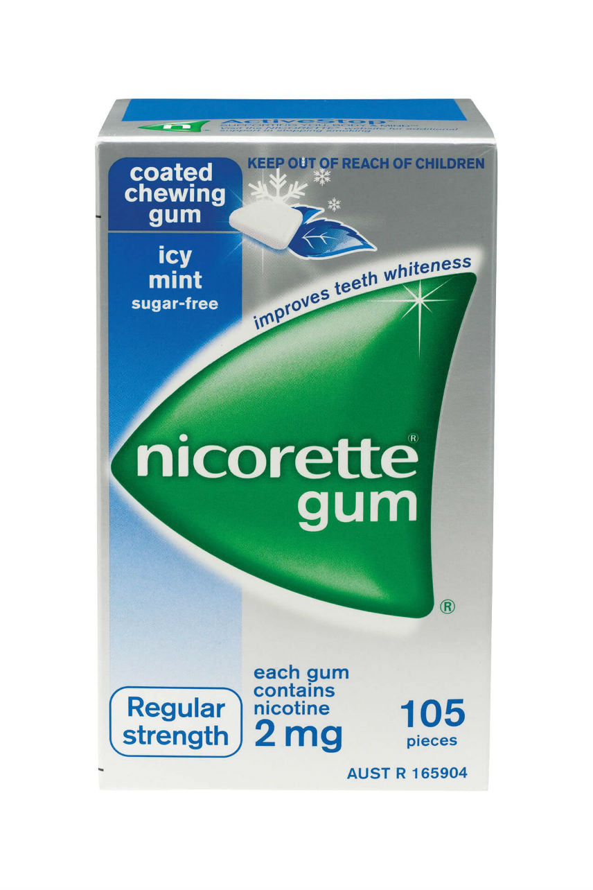 NICORETTE Icy Mint Gum 2mg 105 - Life Pharmacy St Lukes