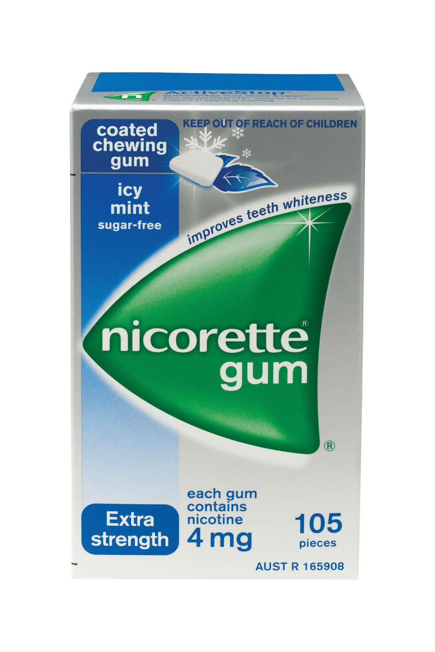 NICORETTE Icy Mint Gum 4mg 105 - Life Pharmacy St Lukes