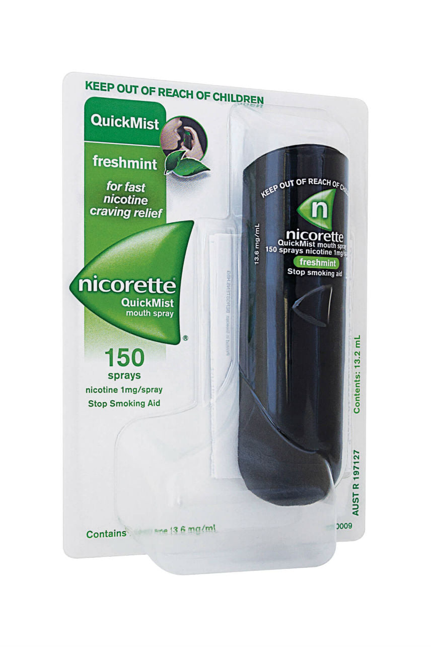 NICORETTE Quick Mist Mouth Spray 150 - Life Pharmacy St Lukes