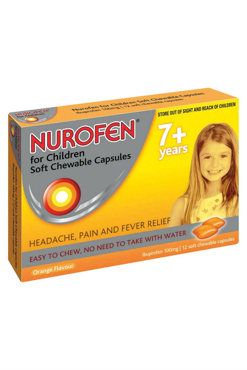 NUROFEN Child 7+ Chewable Orange 12s - Life Pharmacy St Lukes