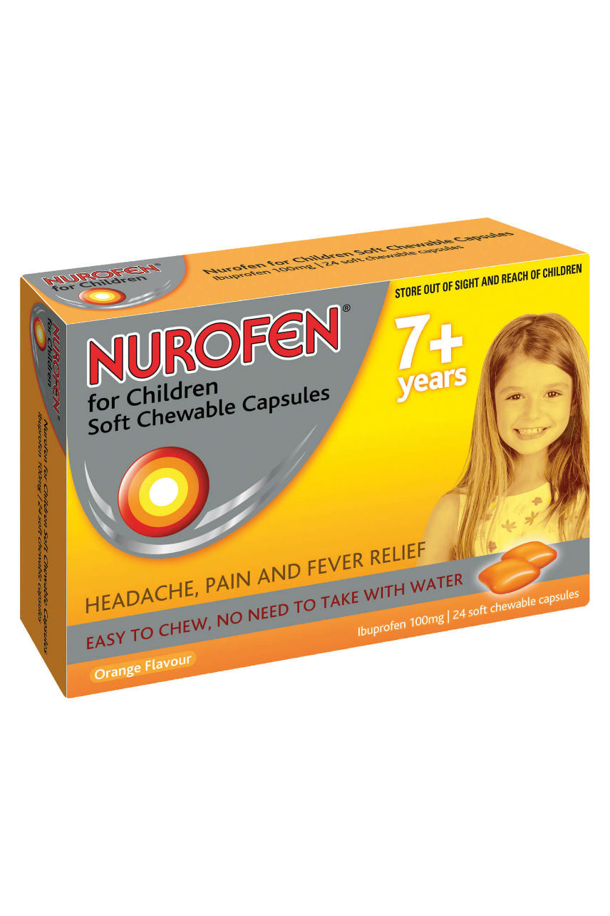 NUROFEN Child 7+ Chewable Orange 24s - Life Pharmacy St Lukes