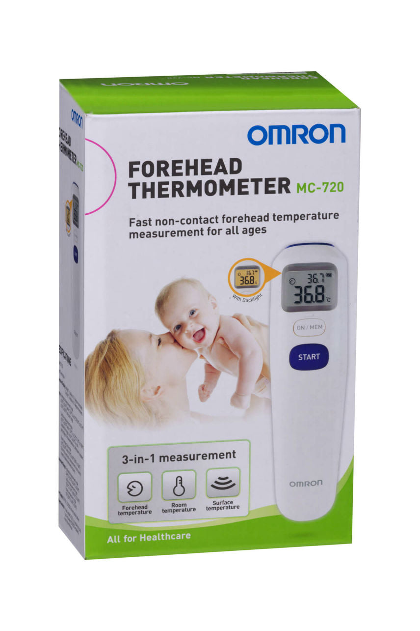 OMRON Forehead Thermometer MC720 - Life Pharmacy St Lukes