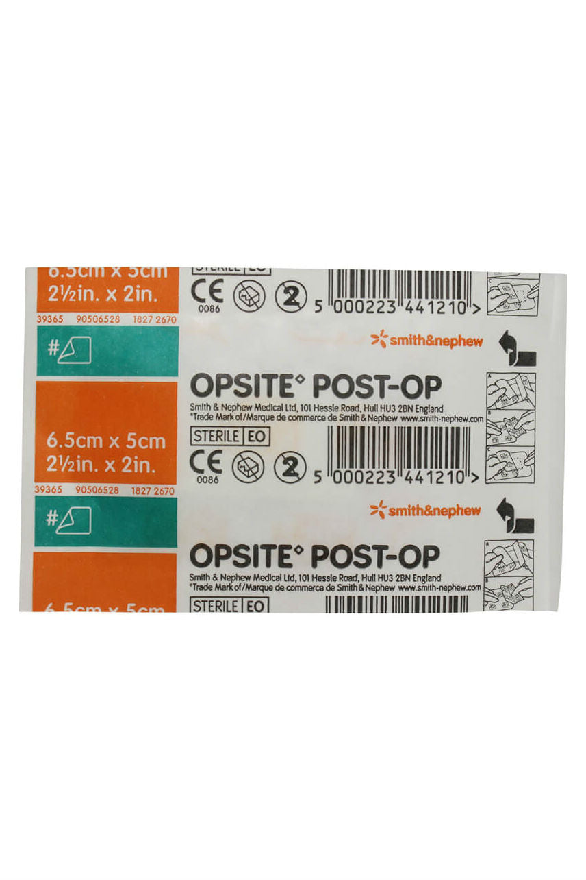 OPSITE PostOp Dressing 6.5x5cm Sheet - Life Pharmacy St Lukes