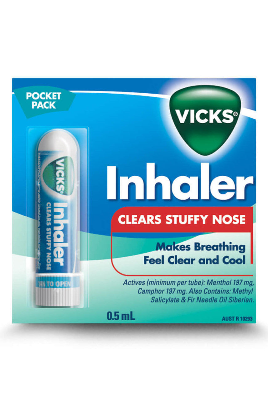 VICKS Inhaler Single 0.5ml - Life Pharmacy St Lukes