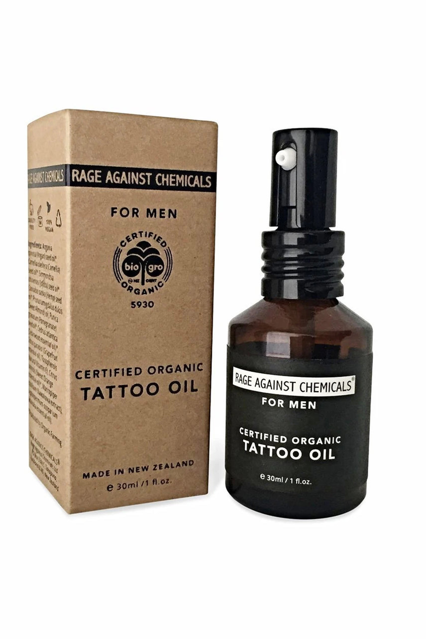 RAGE AGAINST CHEMICALS For Men Tattoo Oil 30ml - Life Pharmacy St Lukes