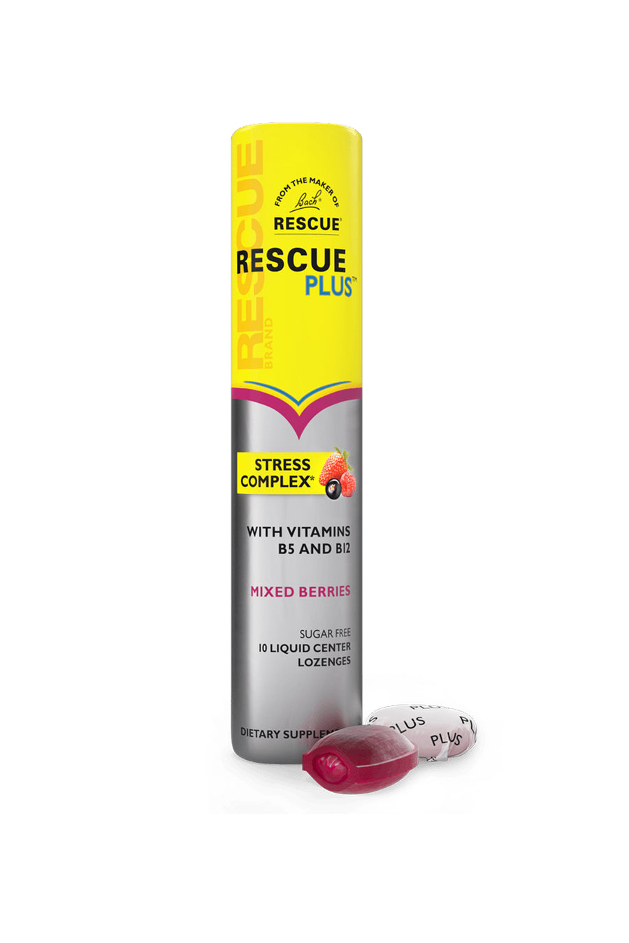 BACH Rescue Plus Lozengers Mixed Berry 10pc - Life Pharmacy St Lukes