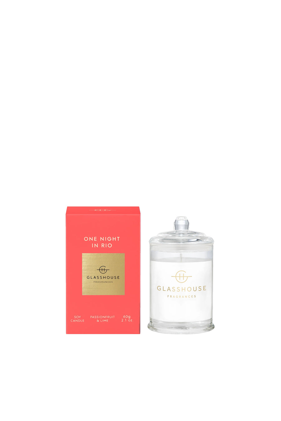 GLASSHOUSE FRAGRANCES One Night in Rio Candle 60g - Life Pharmacy St Lukes