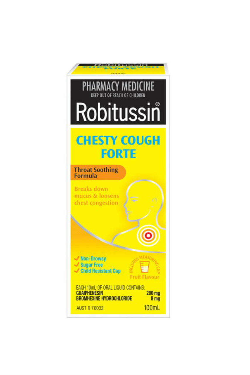 ROBITUSSIN Chesty Cough Forte 100ml - Life Pharmacy St Lukes