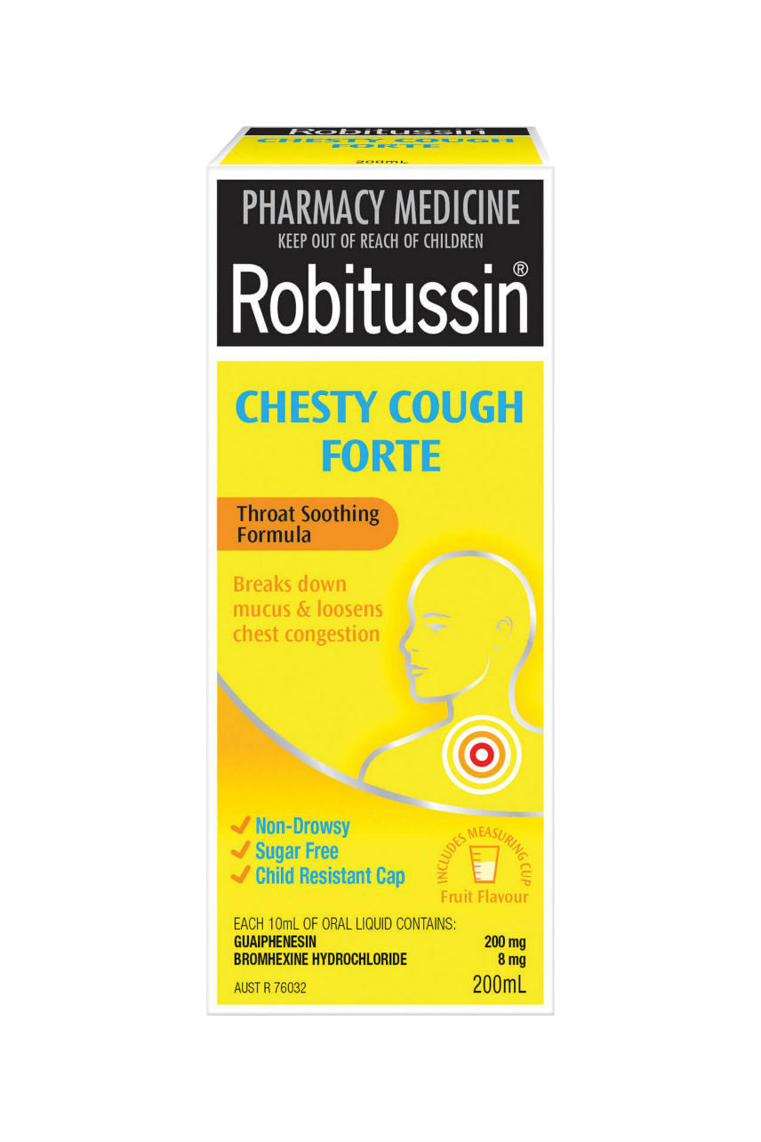 ROBITUSSIN Chesty Cough Forte 200ml - Life Pharmacy St Lukes