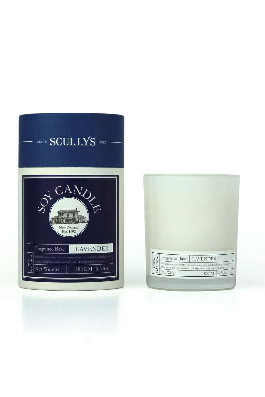SCULLYS Lavender Soy Candle 180g - Life Pharmacy St Lukes