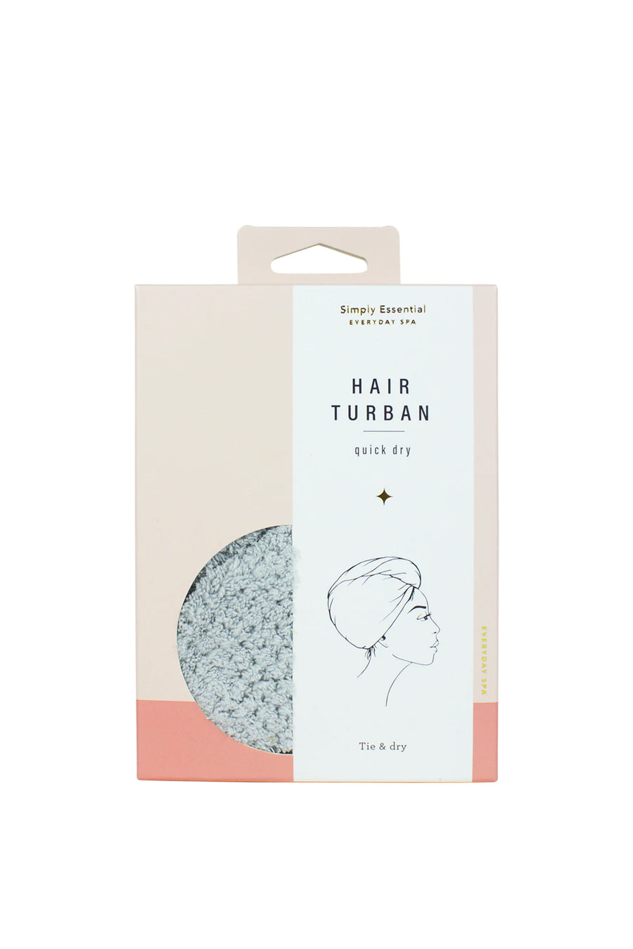 SIMPLY ESSENTIAL 21-1301G Hair Turban Grey - Life Pharmacy St Lukes