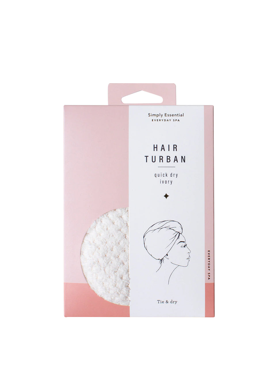 SIMPLY ESSENTIAL 21-1301I Quick Dry Turban Ivory - Life Pharmacy St Lukes