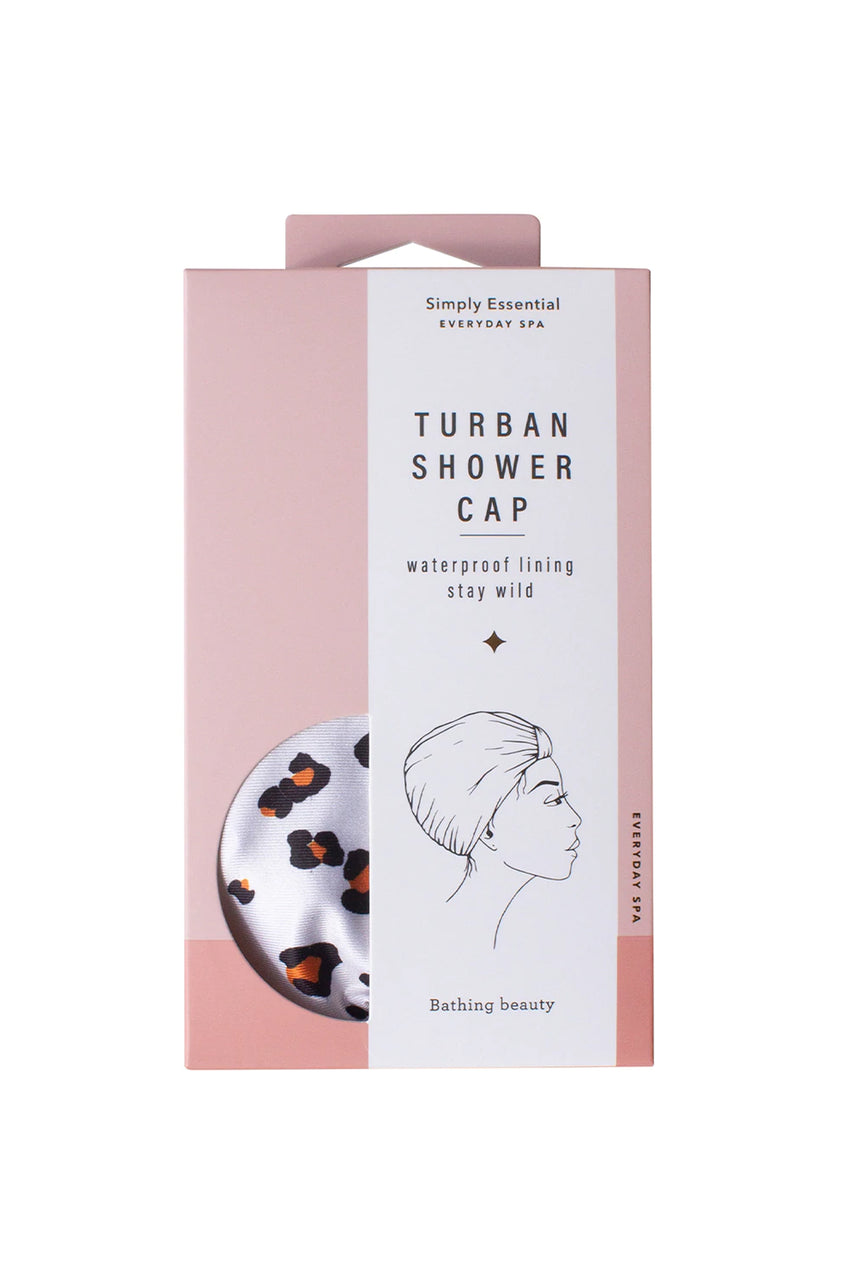 SIMPLY ESSENTIAL 21-1304SW Turban Shower Cap - Life Pharmacy St Lukes