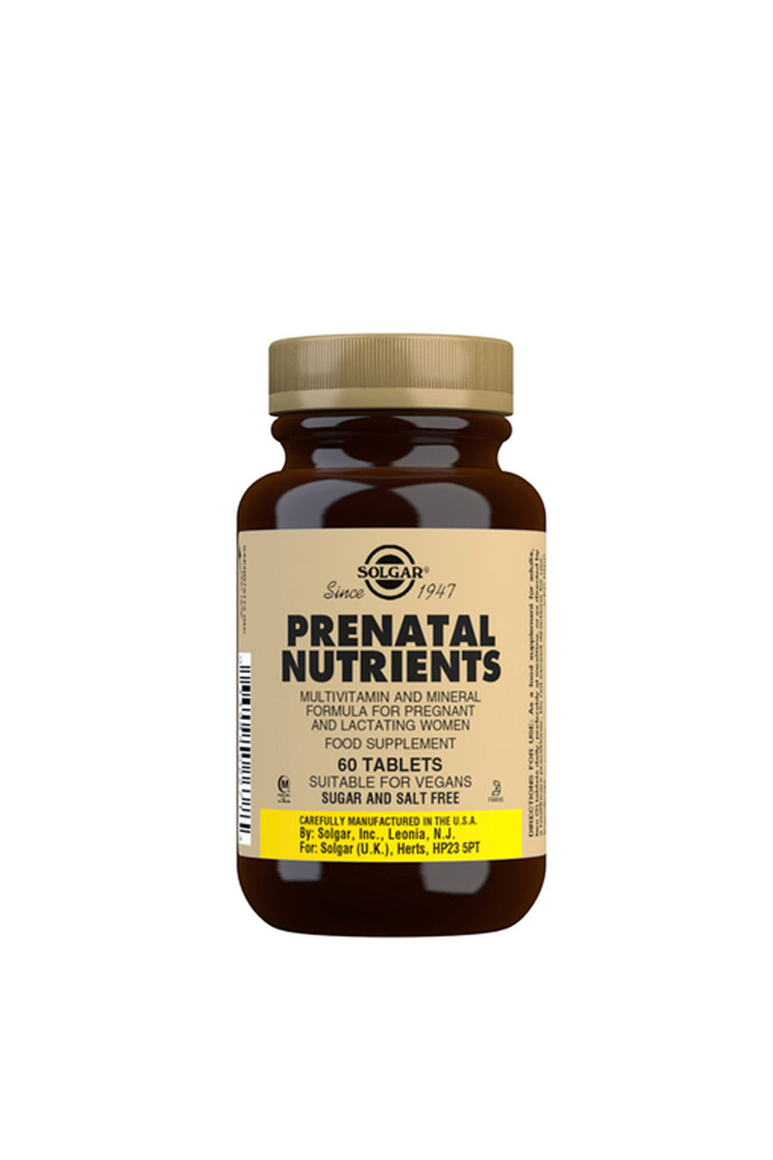 SOLGAR Prenatal Nutrients 60 Tablets - Life Pharmacy St Lukes
