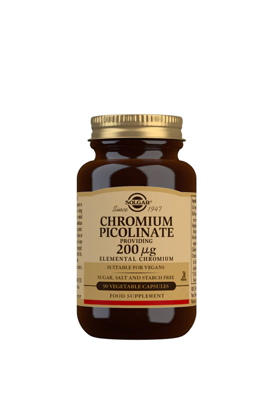 SOLGAR Chromium Picolinate 200mcg 90 Capsules - Life Pharmacy St Lukes