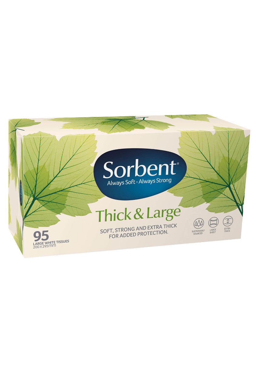 Sorbent Tissues Thick & Large 95 - Life Pharmacy St Lukes
