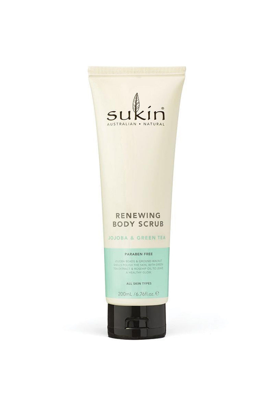 SUKIN Body Scrub green Tea & Jojoba 200ml - Life Pharmacy St Lukes