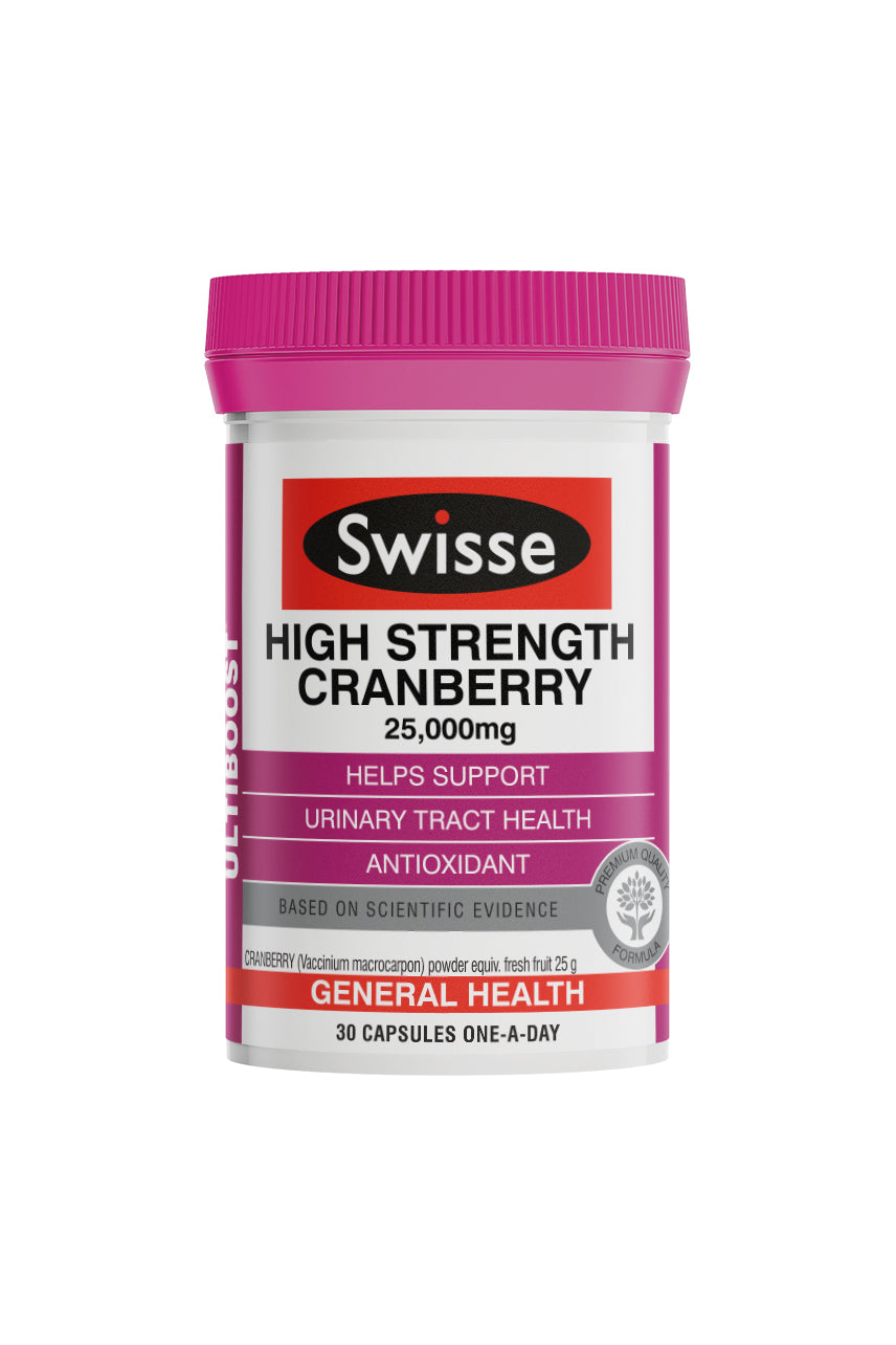 SWISSE Ultiboost High Strength Cranberry 30caps - Life Pharmacy St Lukes