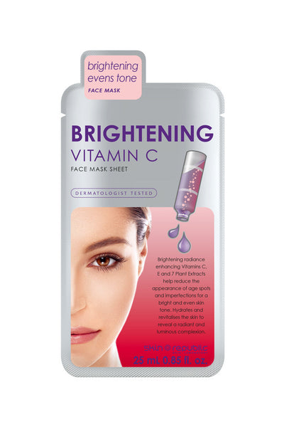 SKIN REPUBLIC Brightening Vit C Face Mask 25ml - Life Pharmacy St Lukes