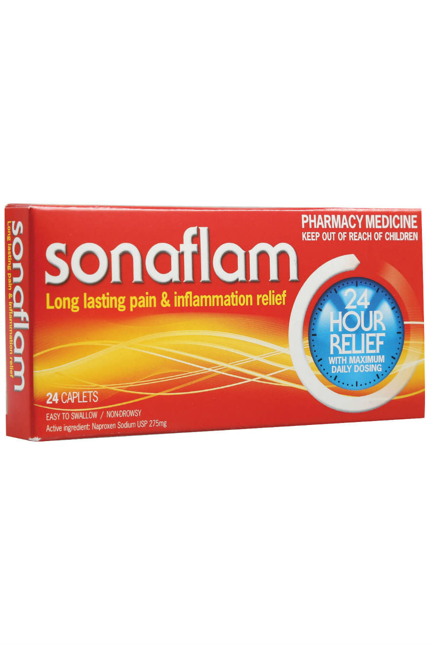 SONAFLAM Naproxen USP 275mg 24caps - Life Pharmacy St Lukes
