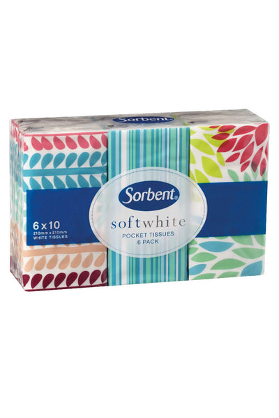 Sorbent Pocket Pack White 6 pks - Life Pharmacy St Lukes