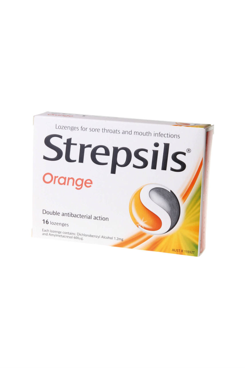 STREPSILS Orange Lozenges 16 - Life Pharmacy St Lukes
