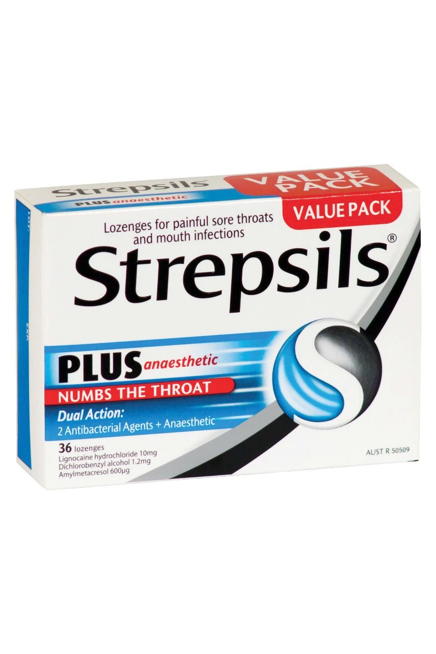 STREPSILS Anaesthetic Plus Lozenges 36 - Life Pharmacy St Lukes