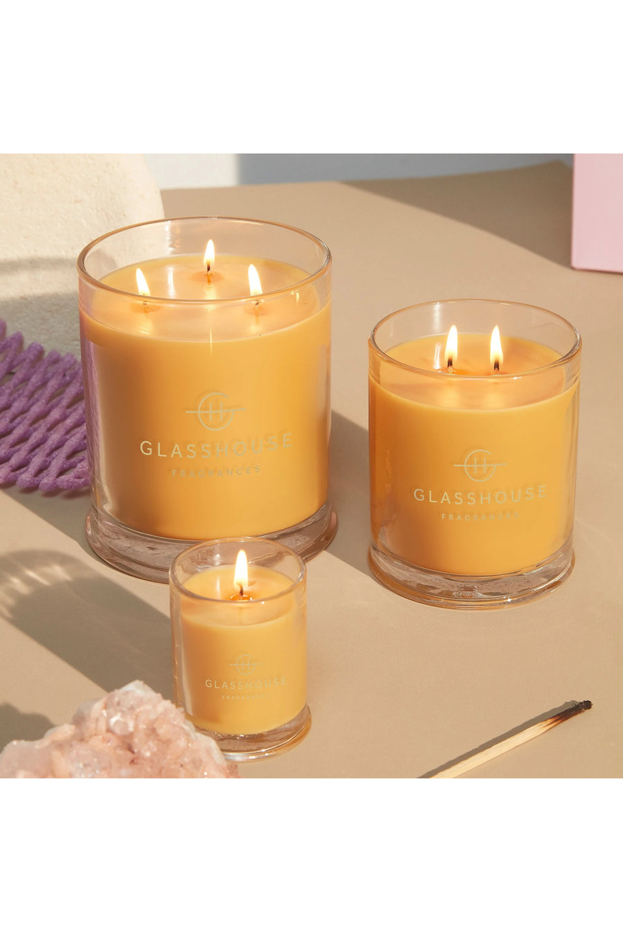 GLASSHOUSE FRAGRANCES A Tahaa Affair Candle 380g - Life Pharmacy St Lukes