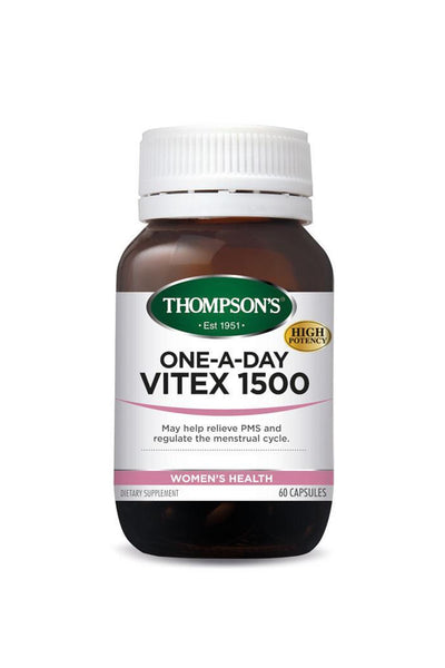 THOMPSONS Vitex 1500 One-A-Day 60 Capsules - Life Pharmacy St Lukes