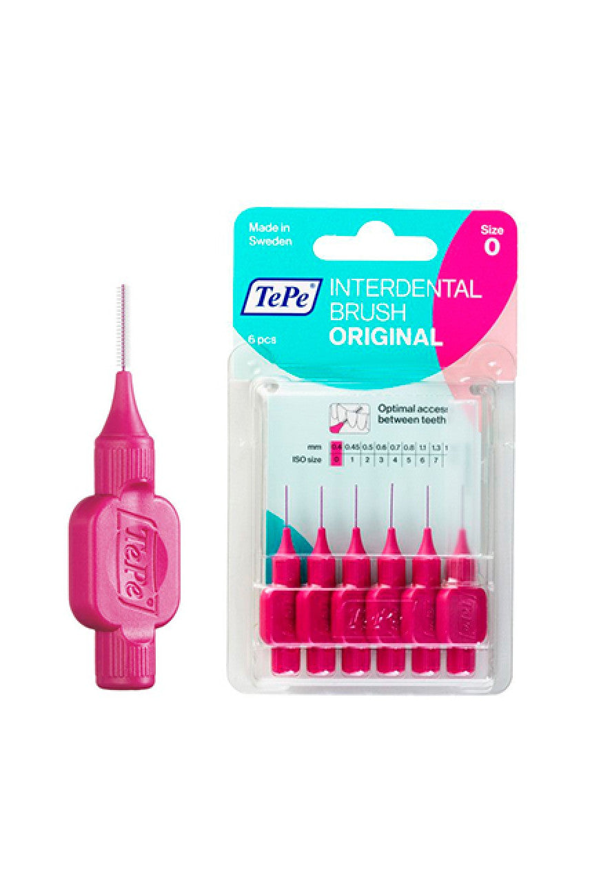 TEPE Interdental Toothbrush Pink 0.4mm 6pk - Life Pharmacy St Lukes