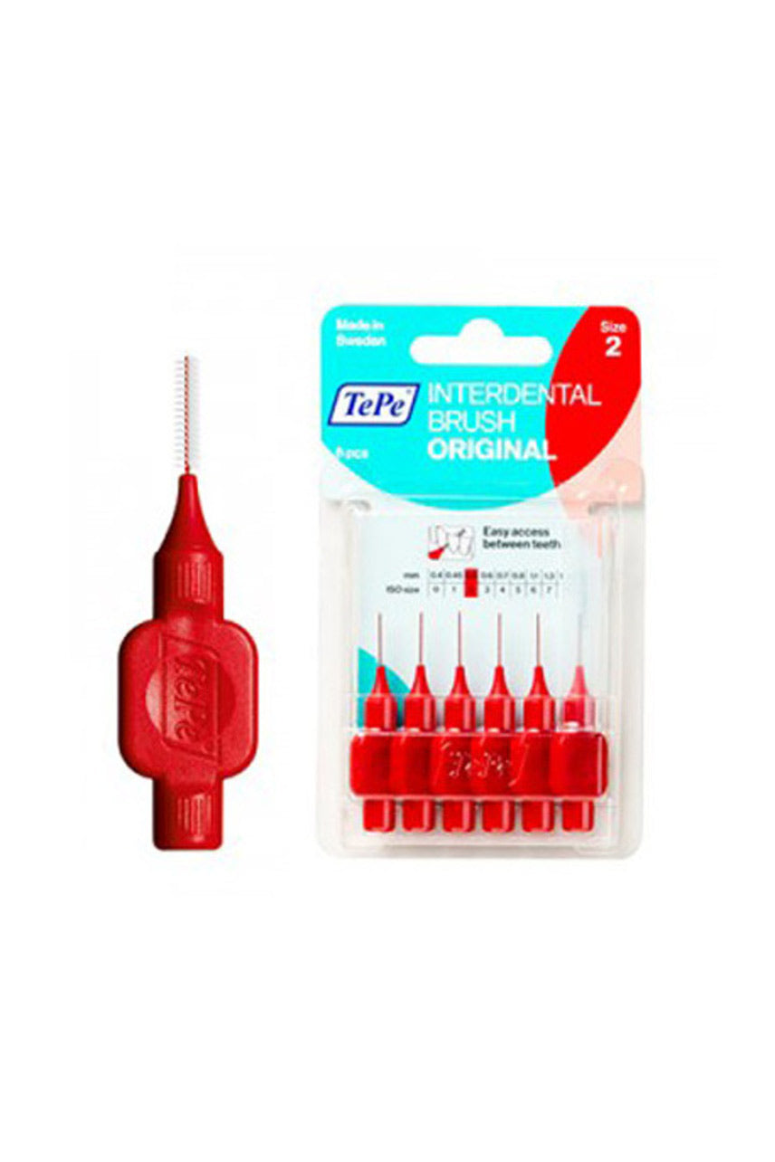 TEPE Interdental Toothbrush Red 0.5mm 6pk - Life Pharmacy St Lukes