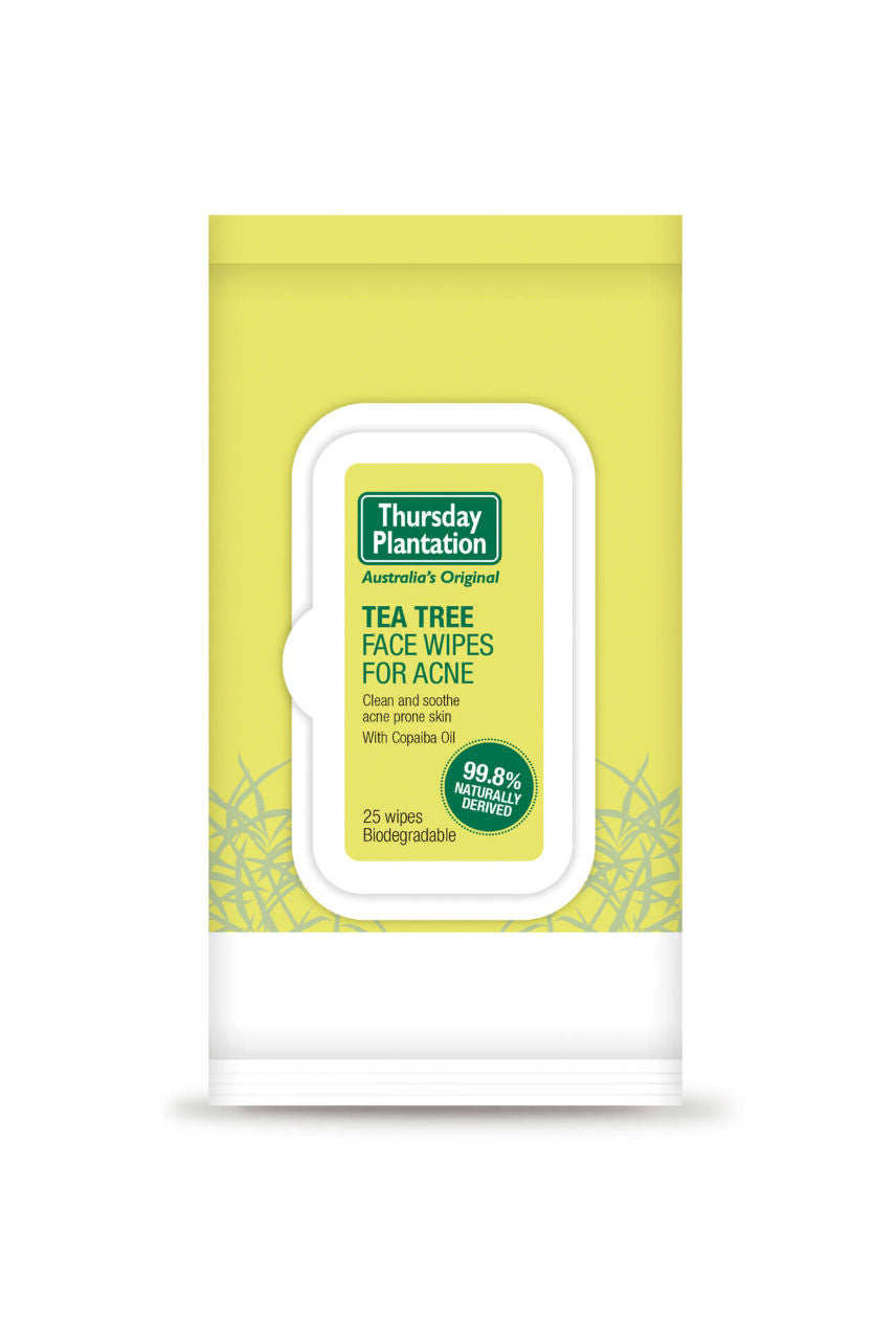 THURSDAY PLANTATION Tea Tree Face Wipes Acne 25pk - Life Pharmacy St Lukes