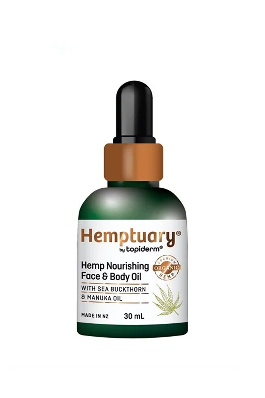 TOPIDERM Hemptuary Hemp Nourishing Face & Body Oil 30ml - Life Pharmacy St Lukes