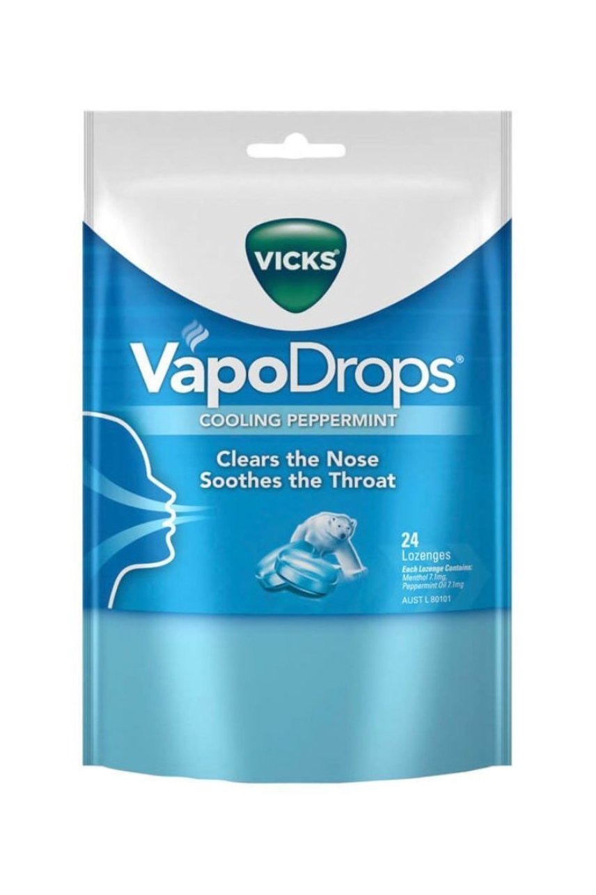 VICKS Vapodrops Peppermint 24 - Life Pharmacy St Lukes