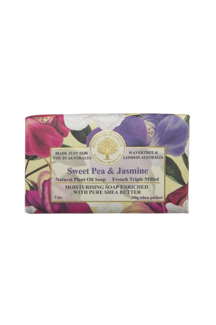 WAVERTREE & LONDON Soap Sweet Pea & Jasmine 200g - Life Pharmacy St Lukes