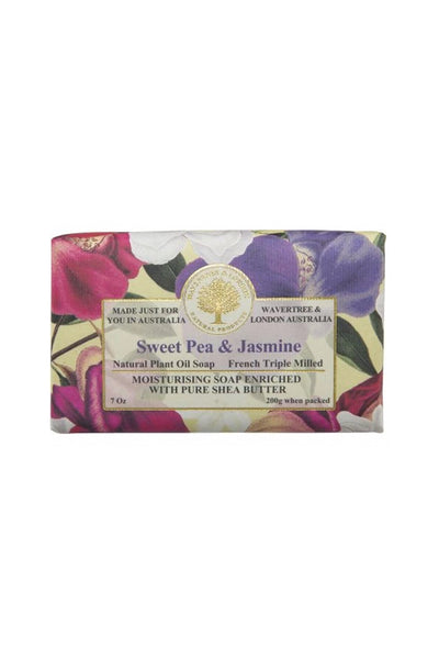 WAVERTREE & LONDON Soap Sweet Pea & Jasmine 200g - Life Pharmacy St Lukes