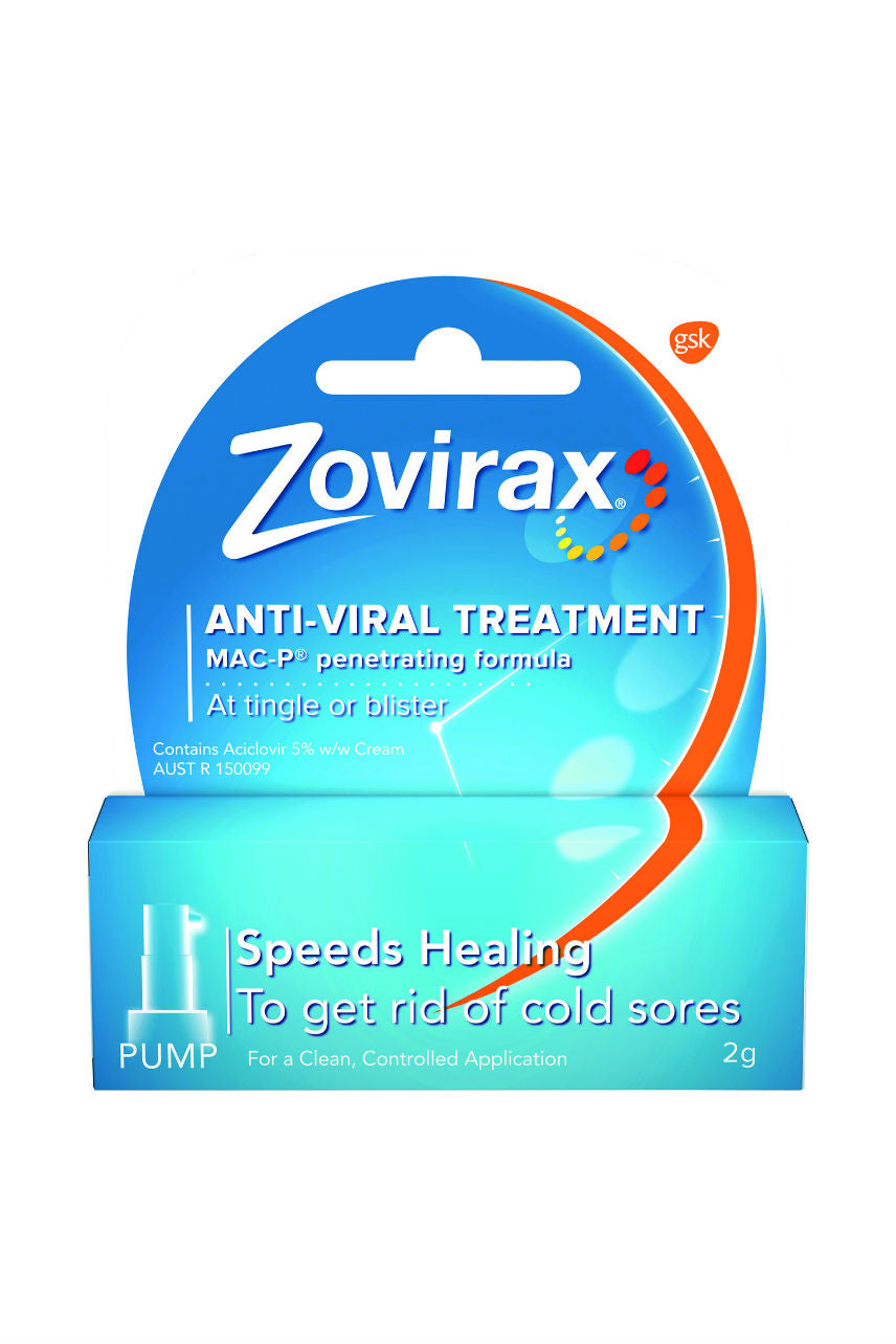 ZOVIRAX Cream Pump 2g - Life Pharmacy St Lukes
