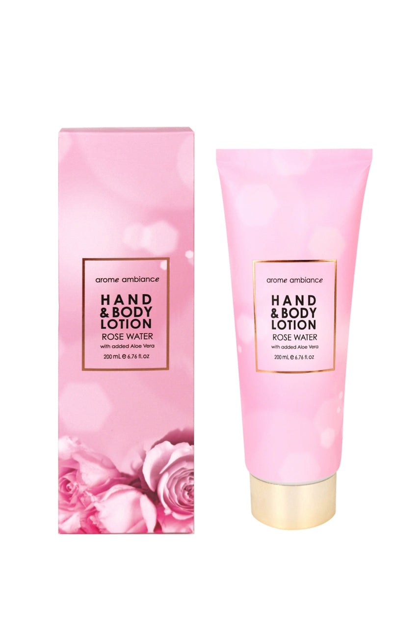AROME AMBIANCE Hand & Body Lotion Rose Water 200ml - Life Pharmacy St Lukes