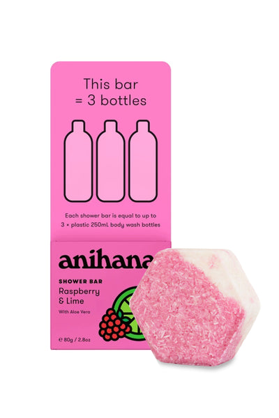 ANIHANA Shower Bar Raspberry & Lime 80g - Life Pharmacy St Lukes