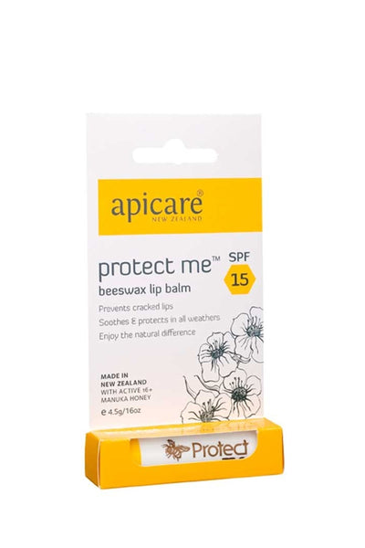 APICARE Protect Me Beeswax Lip Balm SPF15 4.5g - Life Pharmacy St Lukes
