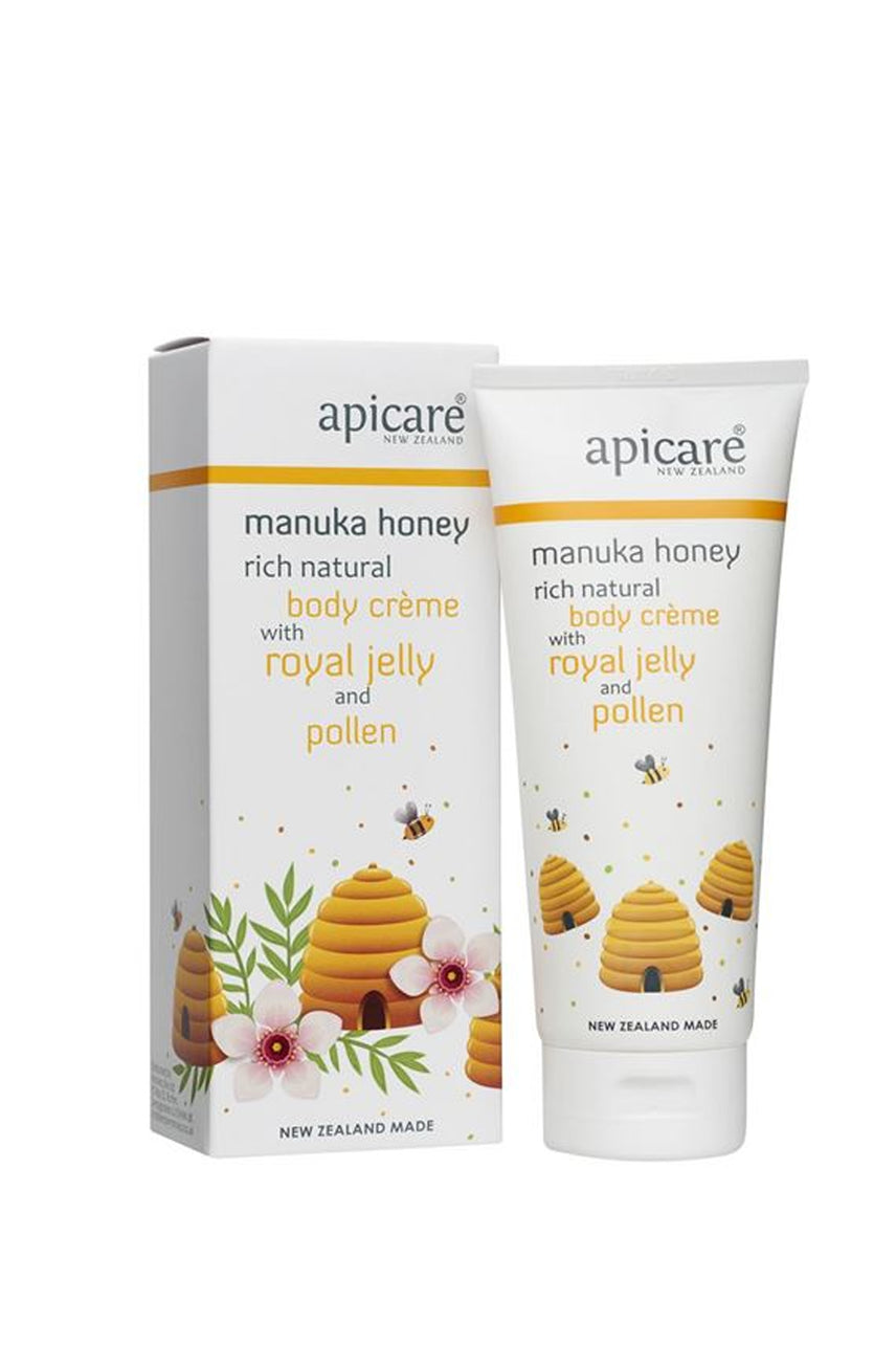 APICARE Manuka Honey Body Creme With Royal Jelly & Pollen 200g - Life Pharmacy St Lukes
