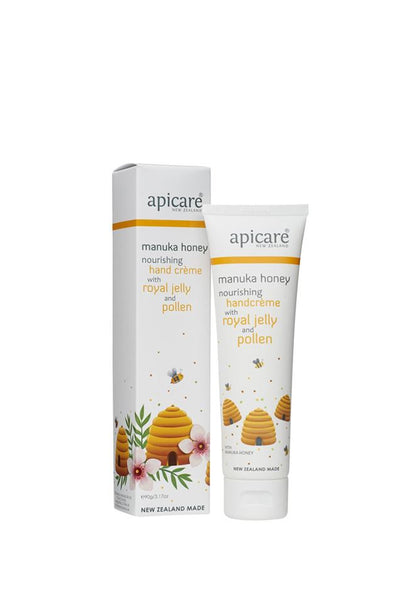 APICARE Mānuka Honey Nourishing Hand Crème with Royal Jelly and Pollen 90g - Life Pharmacy St Lukes
