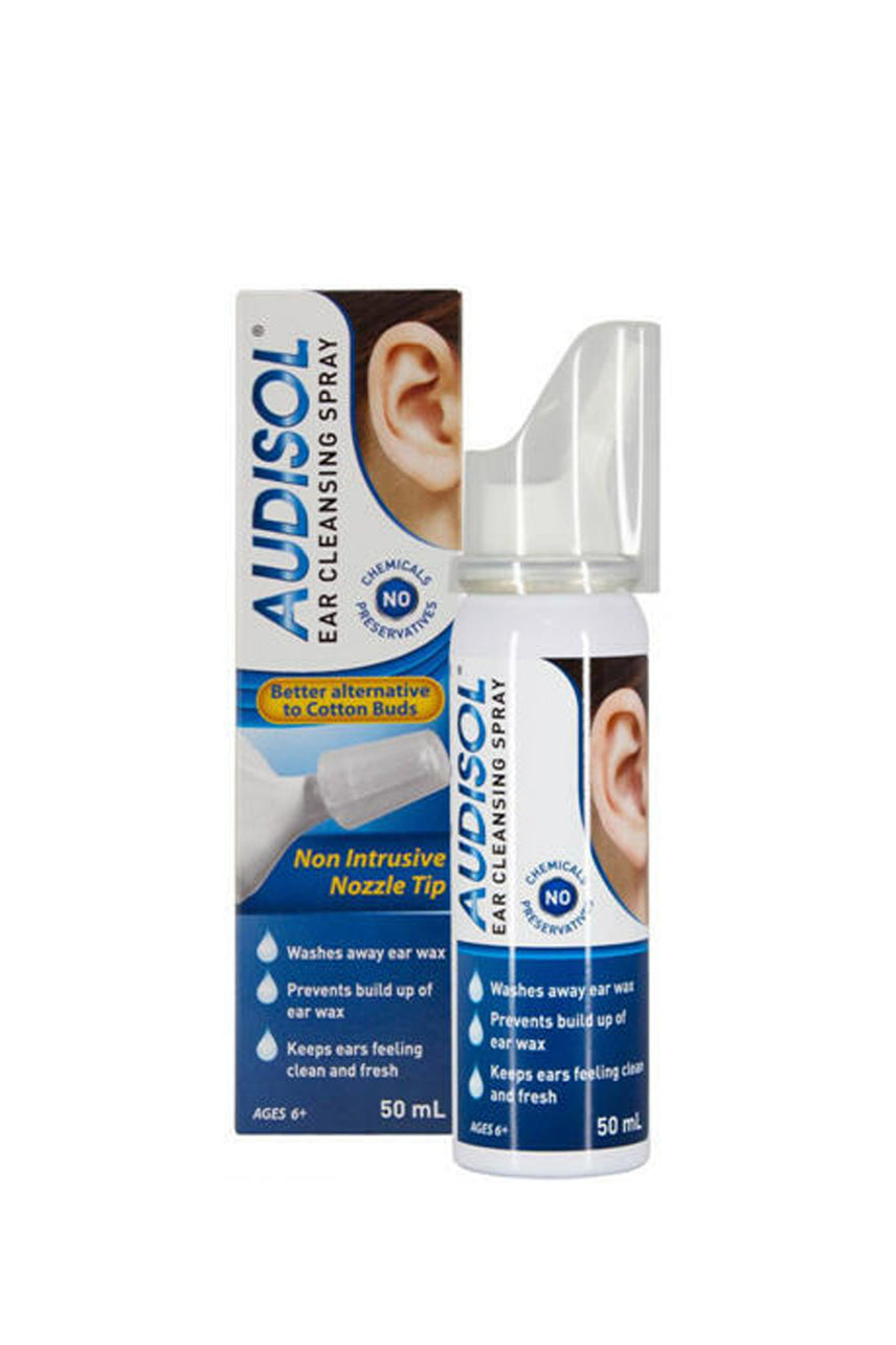 AUDISOL Ear Cleansing Spray 50ml - Life Pharmacy St Lukes