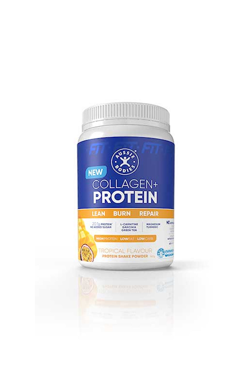 AUSSIE BODIES Collagen Protein Powder Tropical 360g - Life Pharmacy St Lukes