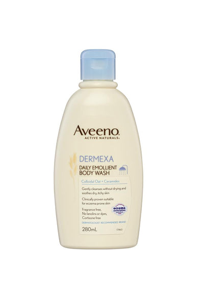 AVEENO Dermexa Daily Emollient Body Wash 280mL - Life Pharmacy St Lukes