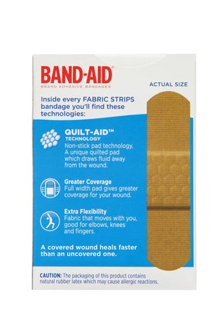 BANDAID Fabric Plasters 50s - Life Pharmacy St Lukes