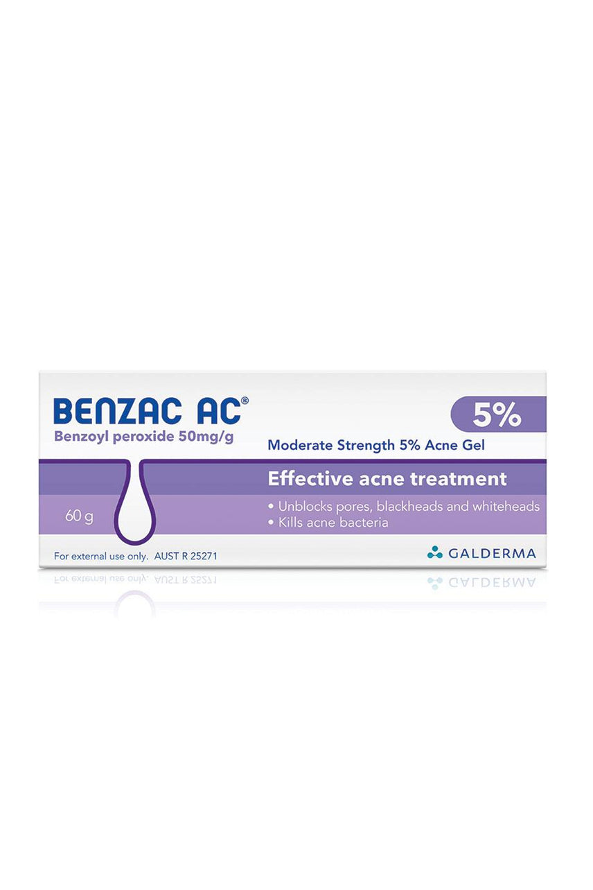 BENZAC AC Gel 5% 60g - Life Pharmacy St Lukes